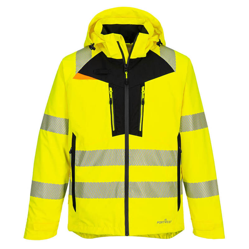 Portwest DX4 Hi-Vis Rain Jacket 