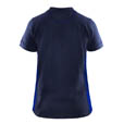 Blaklader Damen Polo Shirt Marineblau/Kornblau L